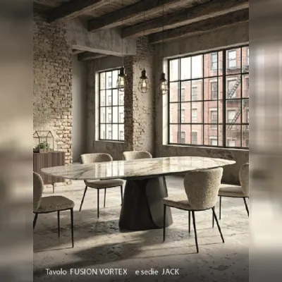Tavolo Fusion e sedie jack Zamagna a prezzo ribassato