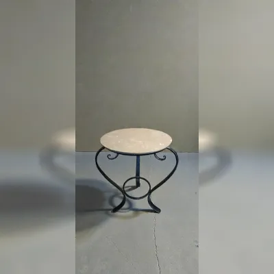 Tavolino grigio fossile marmo del marchio Mya design a prezzi outlet - 30%