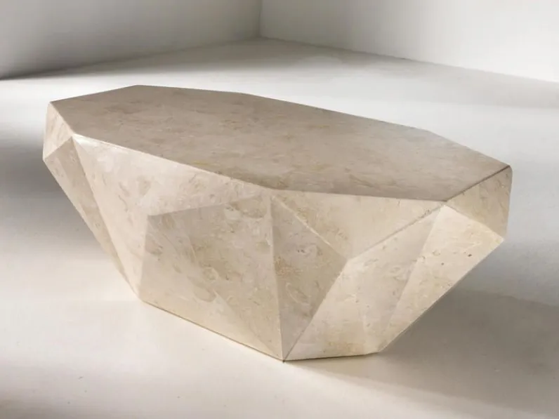 Tavolino design Diamond medium di Stones a prezzo ribassato