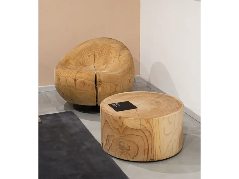 Tavolino design Eco  di Riva 1920 a prezzo ribassato