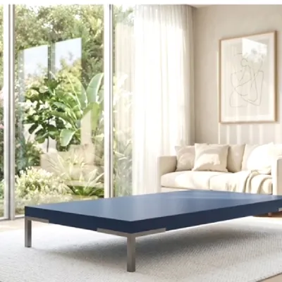 Tavolino modello Tavolino romeo 154x92 blu zanotta di Zanotta a prezzo ribassato