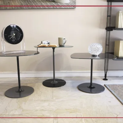 Tavolino modello Tris tavolini thierry  di Kartell a prezzo ribassato