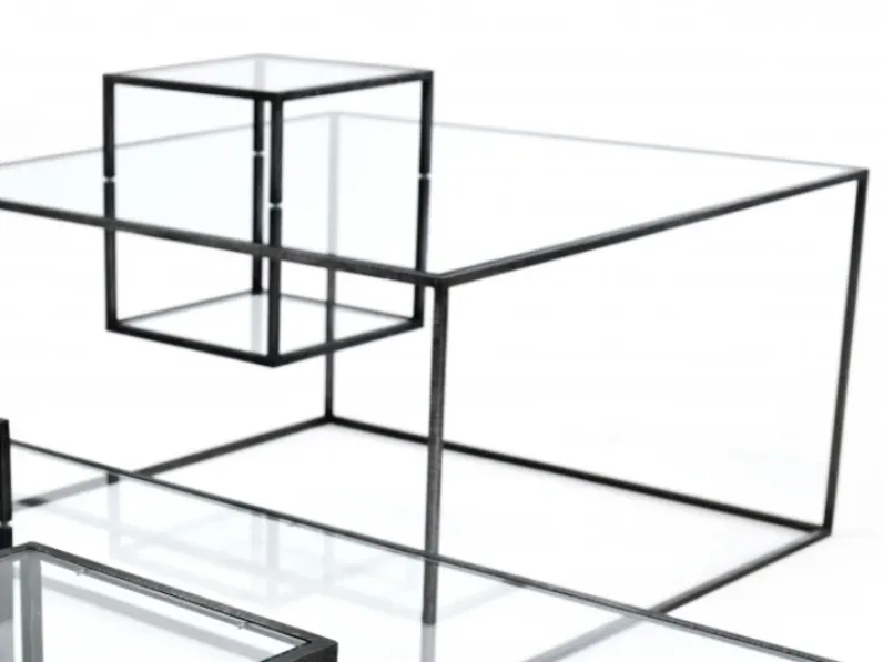 Tavolino Mogg modello Illusioni quadrato in OFFERTA OUTLET