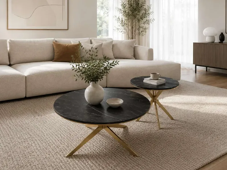 Prezzi ribassati per il tavolino design Rondò di Eurosedia