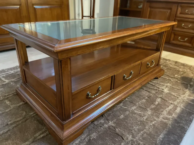 Tavolino Artigianale modello Tavolino da salotto classico edera in OFFERTA OUTLET