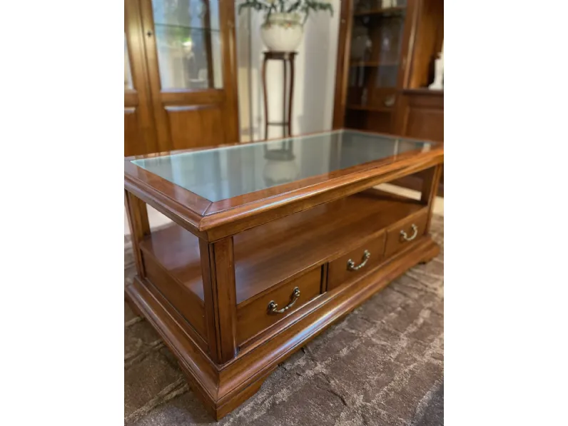 Tavolino Artigianale modello Tavolino da salotto classico edera in OFFERTA OUTLET
