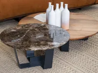 Tavolino Riva 1920 modello Kohi marble in OFFERTA OUTLET