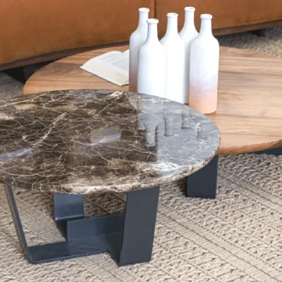 Tavolino Riva 1920 modello Kohi marble in OFFERTA OUTLET