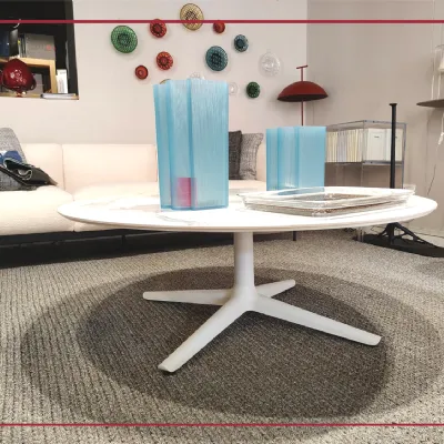 Tavolino Multiplo low tondo  della marca Kartell con forte sconto - 20%