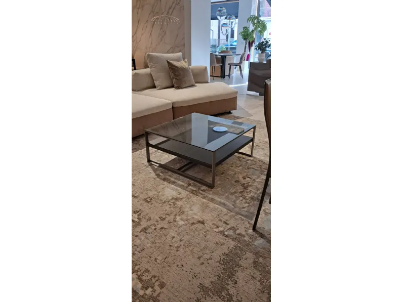 Prezzi ribassati per il tavolino design Rialto di Rimadesio