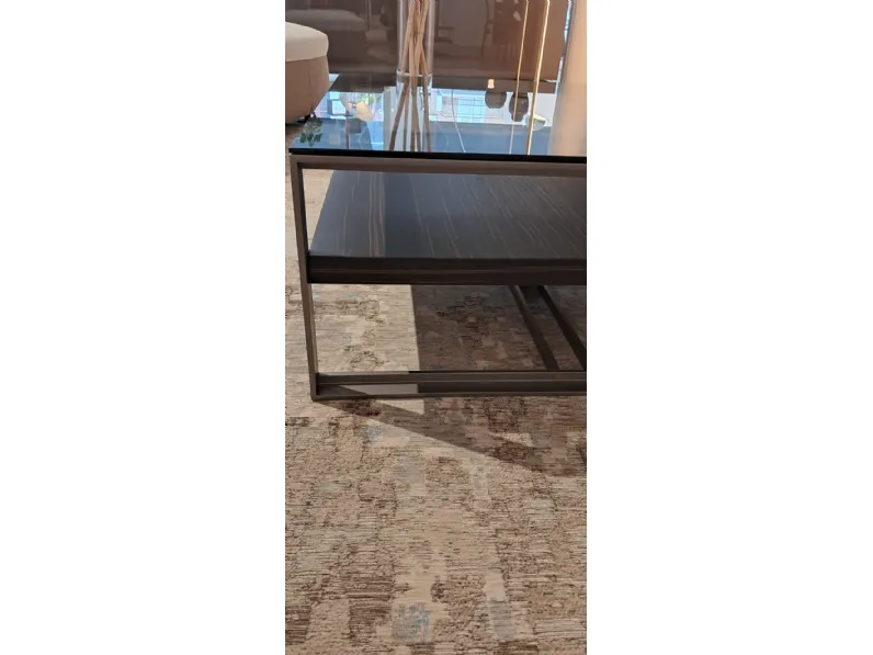 Prezzi ribassati per il tavolino design Rialto di Rimadesio