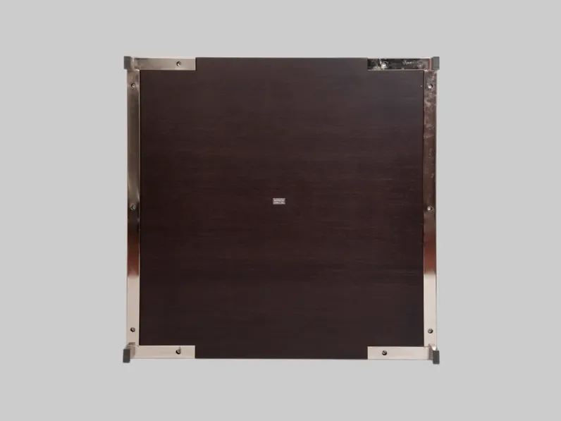 Tavolino Zanotta modello Tavolino romeo 92x92  marrone zanotta in OFFERTA OUTLET