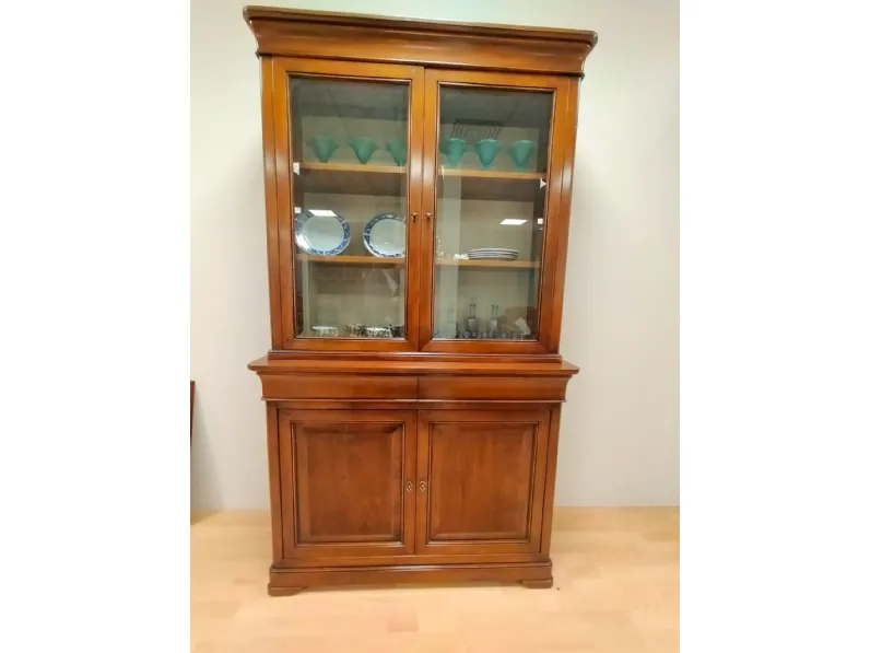 Vetrinetta Ottocento Artigianale in legno in Offerta Outlet