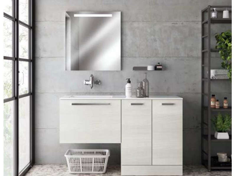 Arredo Bagno Moderno Scavolini.Scavolini Bathrooms Aquo Moderno Laccato Lucido Lavanderia