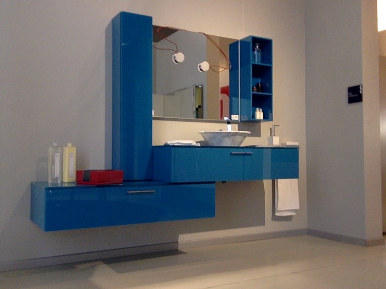 Mobili Bagno Blu Scavolini.Scavolini Bathrooms Font Moderno Vetro Sospeso