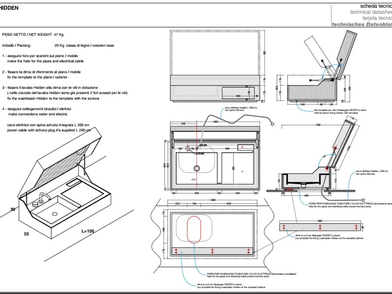 Cima Arredo Bagno Prezzi.Arredamento Bagno Mobile Makro Hidden A Prezzo Outlet