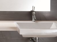 Lavabo In Ceramica Prezzi.Moab Bl3 Lavabo In Ceramica Per Semi Incasso Artigianale Mobile Da Bagno A Prezzi Outlet