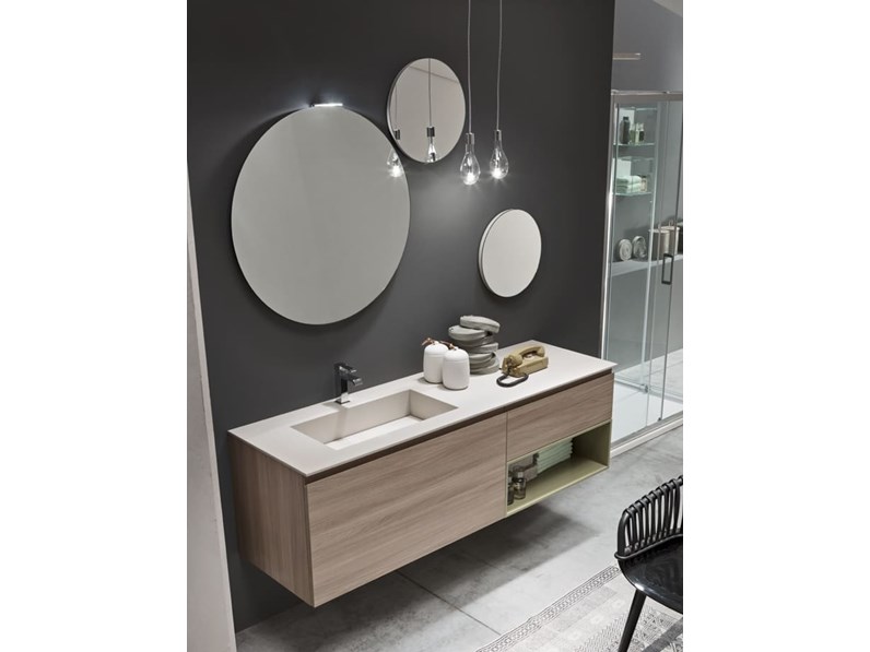 Bagno Mobili E Accessori Parma.Mobile Arredo Bagno Sospeso Arcom E Ly J68 Con Sconto