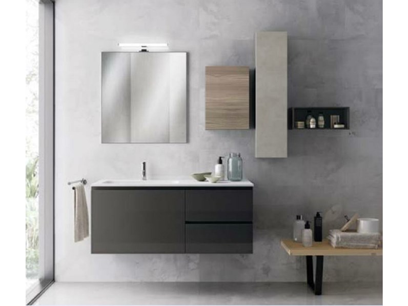 Arredo Bagno Moderno Scavolini.Scavolini Bathrooms Rivo Moderno Laccato Lucido Sospeso