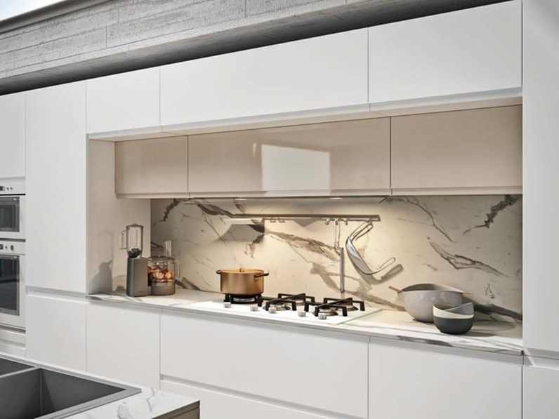 Cucina Ad Isola Design Isola White Design Minimal Nuovi Mondi Cucine A Prezzo Scontato