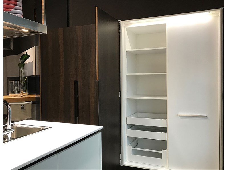 cucina rovere moro design ad isola isola volare aran in offerta