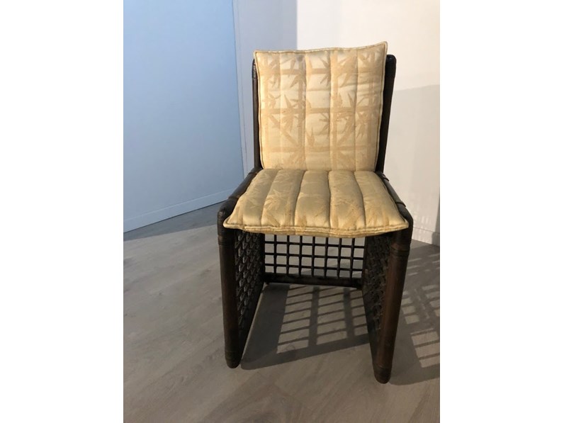 SEDIA Di B&b Rattan PREZZI OUTLET