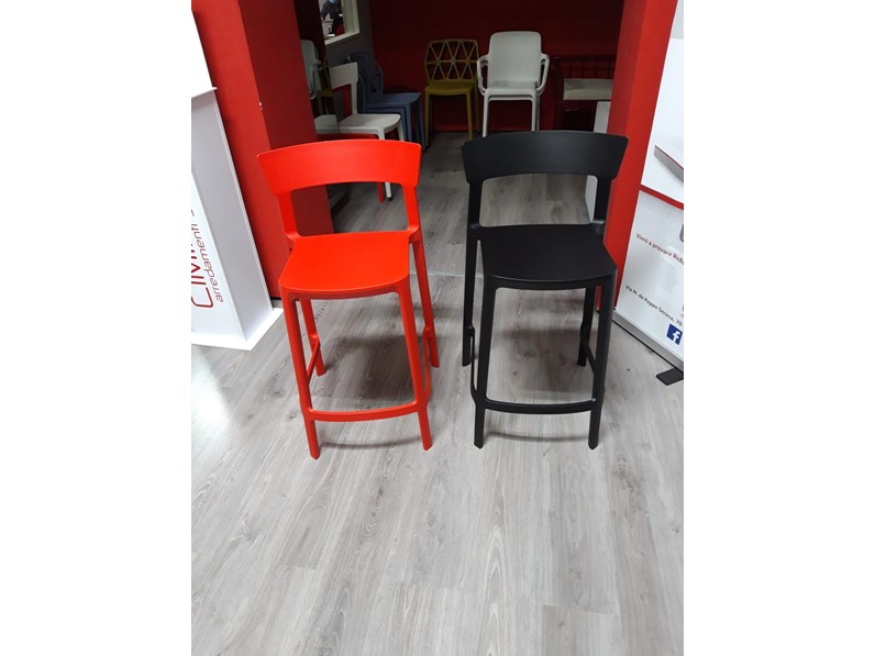 Sedia sgabello Skin cs1843 Calligaris a prezzo Outlet